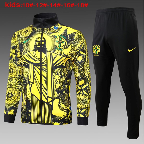 Bambino Giacca Brasile 24/25 Giallo